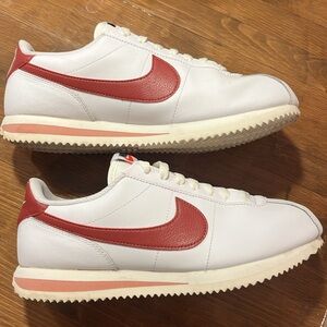 Nike Cortez Leather Red/White Women’s 10 w/ Box